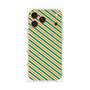 プレミアムパネル with MagSafe［ Small Stripe - Green × Orange ］