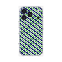 プレミアムパネル with MagSafe［ Small Stripe - Navy × Green ］