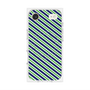プレミアムパネル with MagSafe［ Small Stripe - Navy × Green ］