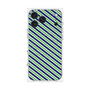 プレミアムパネル with MagSafe［ Small Stripe - Navy × Green ］