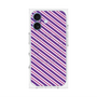プレミアムパネル with MagSafe［ Small Stripe - Purple × Pink ］