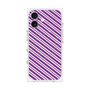 プレミアムパネル with MagSafe［ Small Stripe - Purple × Pink ］