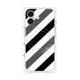 プレミアムパネル with MagSafe［ Big Stripe - Black × Gray ］