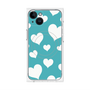 プレミアムパネル with MagSafe［ Dot Hearts - Blue ］