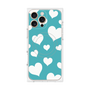 プレミアムパネル with MagSafe［ Dot Hearts - Blue ］