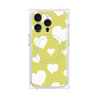 プレミアムパネル with MagSafe［ Dot Hearts - Yellow ］