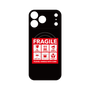 プレミアムパネル with MagSafe［ FRAGILE Sticker - Black ］