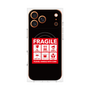 プレミアムパネル with MagSafe［ FRAGILE Sticker - Black ］