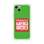 プレミアムパネル with MagSafe［ FRAGILE Sticker - Green ］