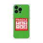 プレミアムパネル with MagSafe［ FRAGILE Sticker - Green ］