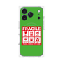 プレミアムパネル with MagSafe［ FRAGILE Sticker - Green ］