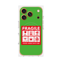 プレミアムパネル with MagSafe［ FRAGILE Sticker - Green ］
