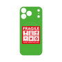 プレミアムパネル with MagSafe［ FRAGILE Sticker - Green ］