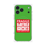 プレミアムパネル with MagSafe［ FRAGILE Sticker - Green ］