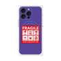 プレミアムパネル with MagSafe［ FRAGILE Sticker - Purple ］