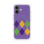 プレミアムパネル with MagSafe［ Nordic Argyle - Purple ］