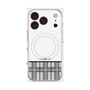 プレミアムパネル with MagSafe［ CASEPLAY Tartan Check - Gray ］