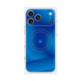 プレミアムパネル with MagSafe［ CASEPLAY Winding Pattern - Blue ］
