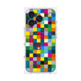 プレミアムパネル with MagSafe［ CASEPLAY Rainbow Check ］