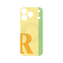 プレミアムパネル with MagSafe［ オリジナル - initial color line - R yellow ］
