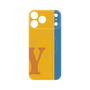 プレミアムパネル with MagSafe［ オリジナル - initial color line - Y orange ］