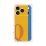 プレミアムパネル with MagSafe［ オリジナル - initial color line - Q orange ］