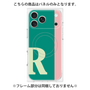 プレミアムパネル with MagSafe［ オリジナル - initial color line - R green ］