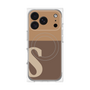 プレミアムパネル with MagSafe［ オリジナル - initial two tone - S brown ］