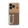 プレミアムパネル with MagSafe［ オリジナル - initial two tone - U brown ］