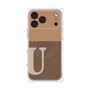 プレミアムパネル with MagSafe［ オリジナル - initial two tone - U brown ］