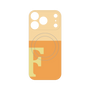 プレミアムパネル with MagSafe［ オリジナル - initial two tone - F orange ］