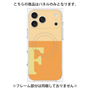 プレミアムパネル with MagSafe［ オリジナル - initial two tone - F orange ］
