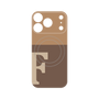 プレミアムパネル with MagSafe［ オリジナル - initial two tone - F brown ］