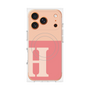 プレミアムパネル with MagSafe［ オリジナル - initial two tone - H pink ］