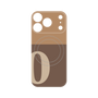 プレミアムパネル with MagSafe［ オリジナル - initial two tone - O brown ］