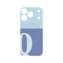 プレミアムパネル with MagSafe［ オリジナル - initial two tone - Q blue ］