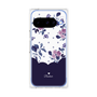 プレミアムパネル［ ツインドットフラワー - Navy ］