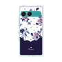 プレミアムパネル［ ツインドットフラワー - Navy ］