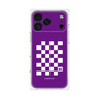 プレミアムパネル［ Racing checkered flag Purple - レーシングチェッカーフラッグ パープル ］