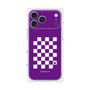 プレミアムパネル［ Racing checkered flag Purple - レーシングチェッカーフラッグ パープル ］