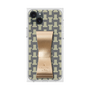 プレミアムスクエアケース LANVIN en Bleu - STAND & RING RIBBON［ LANVIN en Bleu - Monogram - Yellow ］