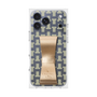 プレミアムスクエアケース LANVIN en Bleu - STAND & RING RIBBON［ LANVIN en Bleu - Monogram - Yellow ］