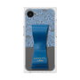 プレミアムスクエアケース LANVIN en Bleu - STAND & RING RIBBON［ LANVIN en Bleu - Lace - Blue ］