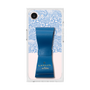 プレミアムスクエアケース LANVIN en Bleu - STAND & RING RIBBON［ LANVIN en Bleu - Lace - Blue ］