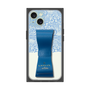 プレミアムスクエアケース LANVIN en Bleu - STAND & RING RIBBON［ LANVIN en Bleu - Lace - Blue ］