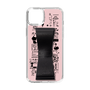 スリムプロテクションケース - STAND & RING RIBBON Black［ 内藤ルネ - RUNE Girl Retro & Modern - Pink ］