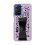 スリムプロテクションケース - STAND & RING RIBBON Black［ 内藤ルネ - RUNE Girl Retro & Modern - Purple ］