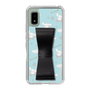 スリムプロテクションケース - STAND & RING RIBBON Black［ シナモロール - リボン - ガーリーフラワー ］