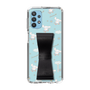 スリムプロテクションケース - STAND & RING RIBBON Black［ シナモロール - リボン - ガーリーフラワー ］