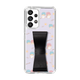 スリムプロテクションケース - STAND & RING RIBBON Black［ リトルツインスターズ - リボン - ガーリーフラワー ］
